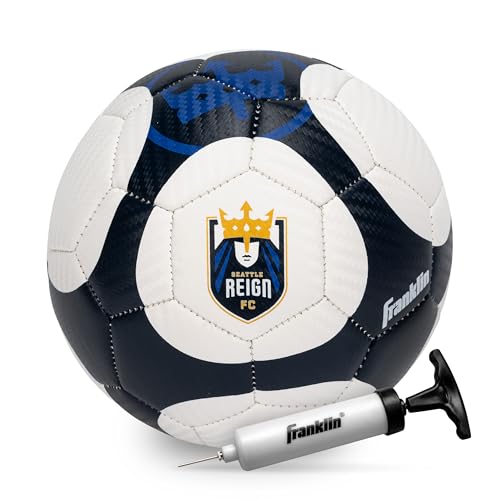 Franklin Sports NWSL Seattle Reign Soccer Ball - Kids Mini Size 1 Soccer Ball - Skill + Training Soccer Ball for Kids + Adults - Boys + Girls Soccer Ball - Air Pump Included von Franklin Sports