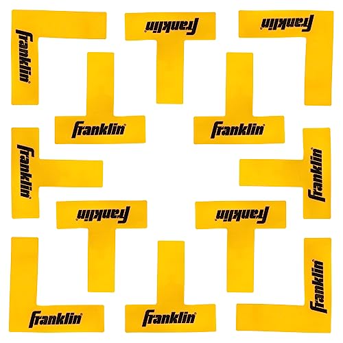 Franklin Sports Pickleball Court Marker Kit – Linienmarkierungs-Set mit Maßband – offizielle Größe Court Throw Down Marker von Franklin Sports