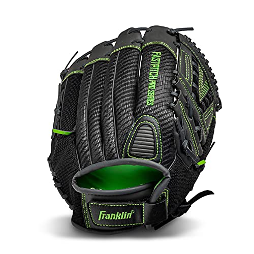 Franklin Sports Pro Damen, Windmühle, Fastpitch + Slowpitch grüner Softball-Handschuh – rechte Hand werfen Erwachsene + Jugendliche – 30,5 cm, Lime Franklin Sports Pro Damen, Windmühle, Fastpitch + Slowpitch grüner Softball-Handschuh – rechte Hand werfen Erwachsene + Jugendliche – 30,5 cm, Lime von Franklin Sports