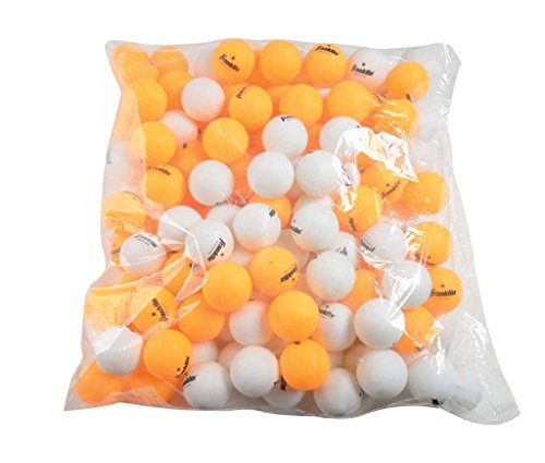 Franklin Sports Tischtennisbälle – Großpackung mit Offiziellen Größe + Gewicht 40 mm Tischtennisbällen – Weiß + Orange – One Star Professional + langlebig – 144 Großpackung Franklin Sports Tischtennisbälle – Großpackung mit Offiziellen Größe + Gewicht 40 mm Tischtennisbällen – Weiß + Orange – One Star Professional + langlebig – 144 Großpackung von Franklin Sports