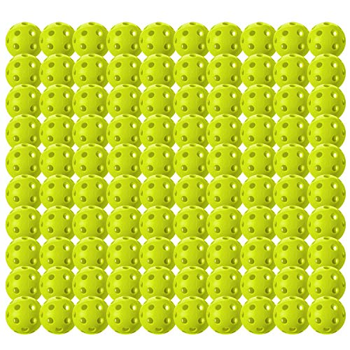 Franklin Sports Unisex-Erwachsene X-26 Pickleballs-Indoor-100 Pack-USA Approved-Lime Green Pickleballs, lindgrün, Einheitsgröße von Franklin Sports