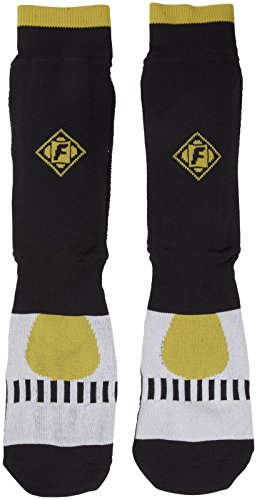Franklin Sports Youth ACD Sockfeets Schienbeinschoner, Schwarz/Gelb – Medium von Franklin Sports