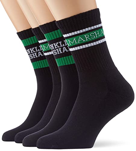 Franklin & Marshall Herren Socke-C100867 Socke, Black/Dark Green/White, 39-42 von Franklin & Marshall