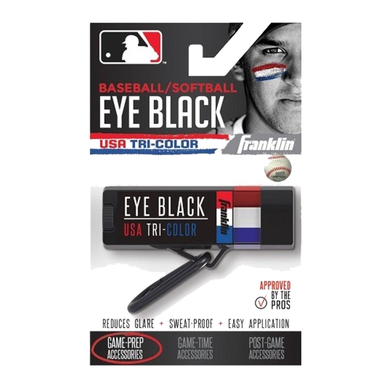 Franklin Premium Eye Black, Gesichtsfarbe - USA Tri-Color von Franklin