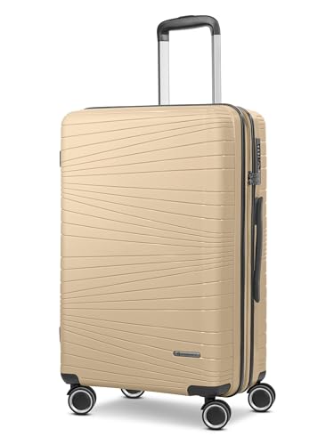 Franky Dallas 3.0 Hartschalen-Koffer groß | Reisekoffer - Trolley ausgestattet mit 4 Rollen, einem TSA-Schloss, Dehnfalte, Leicht | 43 cm x 27 cm x 65 cm - 74L - 3.6 kg Franky Dallas 3.0 Hartschalen-Koffer groß | Reisekoffer - Trolley ausgestattet mit 4 Rollen, einem TSA-Schloss, Dehnfalte, Leicht | 43 cm x 27 cm x 65 cm - 74L - 3.6 kg von Franky