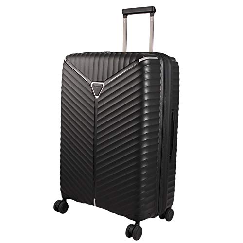 Franky Koffer PP13 | Robuster Reisekoffer mit TSA Schloss, Trolley mit Reißverschluss, Hartschalen Koffer, Reisegepäck für Urlaub und Ferien (Black, L-großer Koffer) Franky Koffer PP13 | Robuster Reisekoffer mit TSA Schloss, Trolley mit Reißverschluss, Hartschalen Koffer, Reisegepäck für Urlaub und Ferien (Black, L-großer Koffer) von Franky