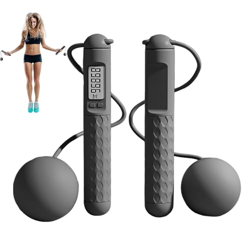 Cordless Jump Rope, Led Display Jump Rope, Smart Skipping Rope, Smart Skipping Rope Designed for Effective Workouts, Tracking Performance and Enhancing Your Fitness Routine von Fravsiu