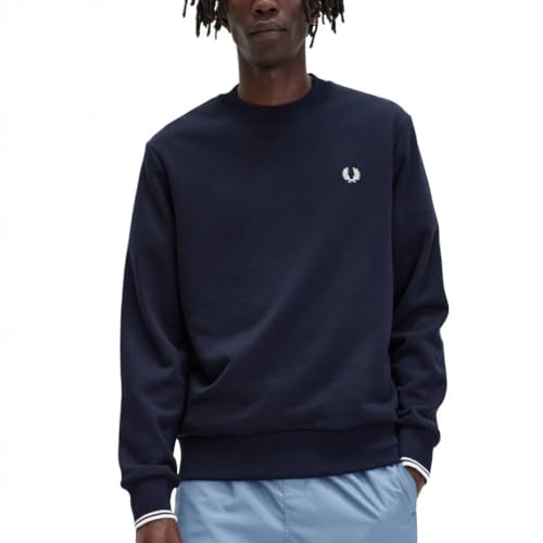 FRED PERRY, Crew Neck Sweatshirt, Navy, L FRED PERRY, Crew Neck Sweatshirt, Navy, L von Fred Perry