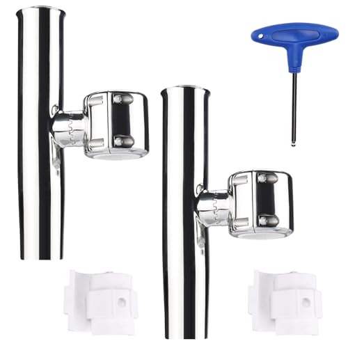 FreeTec 2Stk. Stilvolle Rostfreie Klammer am verstellbaren Angelrutenhalter für Schienen aus Edelstahl für Marine Boot 25 bis 32mm FreeTec 2Stk. Stilvolle Rostfreie Klammer am verstellbaren Angelrutenhalter für Schienen aus Edelstahl für Marine Boot 25 bis 32mm von FreeTec