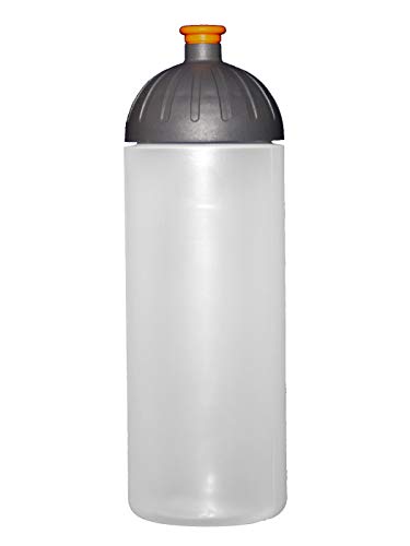 FreeWater Trinkflasche ohne Aufdruck, 700 ml, transparent/anthrazit/orange von FreeWater