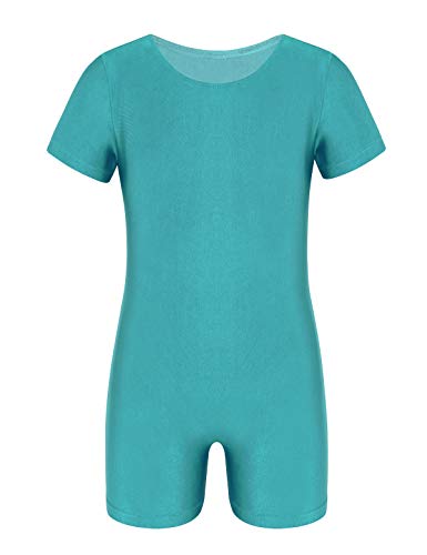 Freebily Kinder Jungen Mädchen Ballettanzug Kurzarm Sportbody Ballett Trikot Tanz-Body Gymnastik Overall Ganzanzug Turnanzug in Gr. 104-164 Türkis 116 Freebily Kinder Jungen Mädchen Ballettanzug Kurzarm Sportbody Ballett Trikot Tanz-Body Gymnastik Overall Ganzanzug Turnanzug in Gr. 104-164 Türkis 116 von Freebily