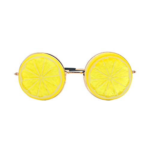 Freebily Zitronen Brillen Lustig Neuheit Brillen Tropische Sonnenbrillen Sommer Beach Strand Party Dekoration Hochzeit Fotografie Requisiten Gelb One Size Freebily Zitronen Brillen Lustig Neuheit Brillen Tropische Sonnenbrillen Sommer Beach Strand Party Dekoration Hochzeit Fotografie Requisiten Gelb One Size von Freebily
