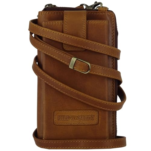 Leder Damen Handytasche Umhängetasche Geldbörse Multifunktion Beutel aus Echtleder Verstellbar Schultergurt Handy Hill Burry braun Leder Damen Handytasche Umhängetasche Geldbörse Multifunktion Beutel aus Echtleder Verstellbar Schultergurt Handy Hill Burry braun von Fregery