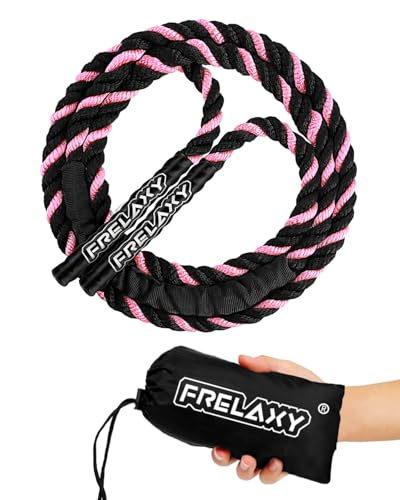 Frelaxy Springseil, 0,5 kg, gewichtetes Springseil für Anfänger, schwere Springseile für Fitness, Ganzkörpertraining, Gewichtsverlust, Krafttraining, kompaktes Springseil für von Frelaxy