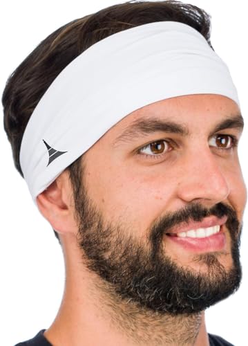 French Fitness Revolution - Dehnbares Sport-Stirnband Männer & Frauen - Schweißband zum Laufen, Radfahren, Basketball, Yoga, Fitness - feuchtigkeitsableitendes Workout-Haarband French Fitness Revolution - Dehnbares Sport-Stirnband Männer & Frauen - Schweißband zum Laufen, Radfahren, Basketball, Yoga, Fitness - feuchtigkeitsableitendes Workout-Haarband von French Fitness Revolution