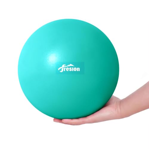 Fresion Weicher Pilatesball, kleiner Gymnastikball, Mini-Yoga-Ball, Kernball, Barre-Ball, kleiner Trainingsball, Gymnastikball für Physiotherapie, Balance, Stabilität, Dehnung, 25 cm von Fresion