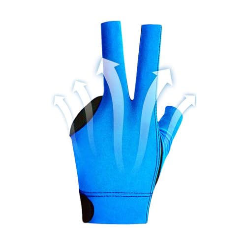 Drei Finger Billardhandschuhe | 3-Finger-Design-Sporthandschuhe | dünne & rutschfeste Sporthandschuhe | elastische atmungsaktive Billard-Shooter-Handschuhe | hohe Dehnbarkeit & atmungsaktive von Frfik