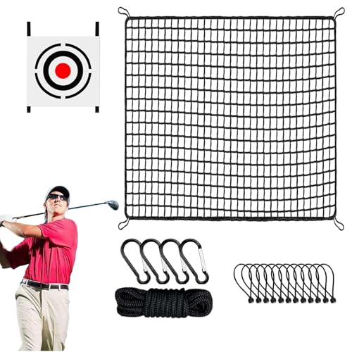 Frfik Golf Driving Net- Heavy Duty Ball Swing Training Simulator - Golf Barriere-Netz mit Zielgewebe für Indoor, Outdoor, Garten von Frfik