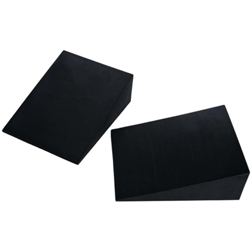 Frfik Squat Wedge Blocks - Yoga Slant Board Foam Wedges - Rutschfeste Fitness Schrägbretter, Fuß Stretch Keilblock für Plantar, Ferse, Fuß Stretching von Frfik