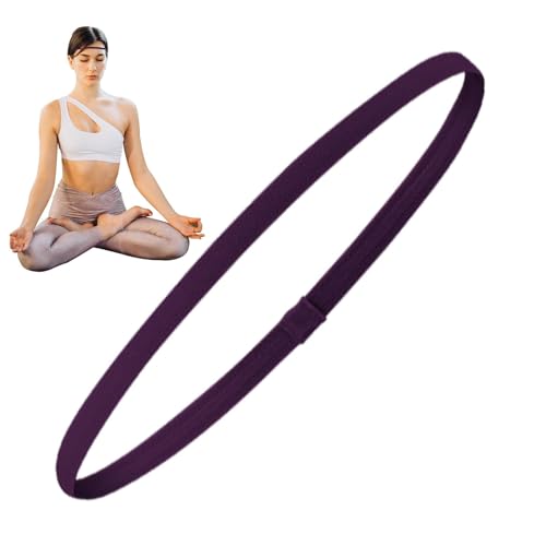 Frfik Workout-Stirnbänder für Damen, Fußball-Haarband, elastische Sport-Haarbänder, hochelastisches Yoga-Stirnband, rutschfest für Sport, Yoga, für Männer und Frauen, für Yoga, Laufen von Frfik