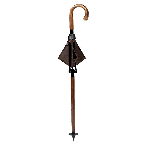 Fritzmann Jagdstock mit Klappsitz aus Leder und Wanderstock, Braun Fritzmann Jagdstock mit Klappsitz aus Leder und Wanderstock, Braun von Fritzmann