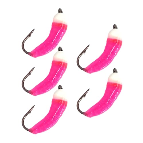 5Pcs Schnell Sinkende Angeln Köder Bunte Swimbaits Perle Kopf Angeln Lockt Set Künstliche Köder Set Für Angeln Forelle von Frotox