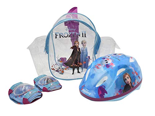 Kinder Fahrrad Schutz-Set Disney Frozen II - Die Eiskönigin 2 | Fahrradhelm Gr. 51-55 cm + Knie- und Ellbogenschützer + Tragetasche im Set Kinder Fahrrad Schutz-Set Disney Frozen II - Die Eiskönigin 2 | Fahrradhelm Gr. 51-55 cm + Knie- und Ellbogenschützer + Tragetasche im Set von Disney Frozen