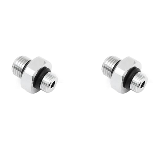 Frsoinor 2X 7/16-20UNF auf 3/8-24UNF Gewindestecker Schnelladapter Tauchcomputeruhr Hoch- und Niederdruckadapter von Frsoinor