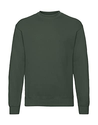 Fruit of the Loom Herren 62-202-0 Sweatshirt, flaschengrün, Größe S Fruit of the Loom Herren 62-202-0 Sweatshirt, flaschengrün, Größe S von Fruit of the Loom