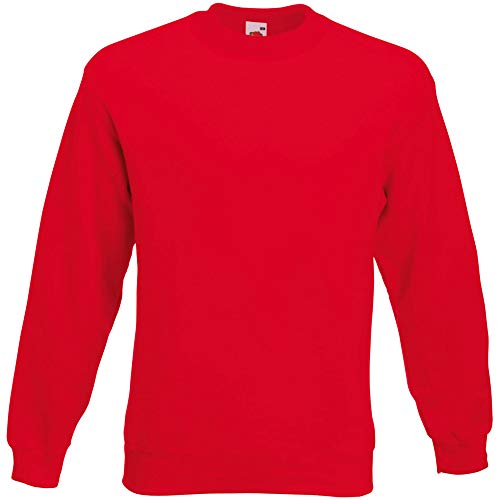 Fruit of the Loom Herren 62-202-0 Sweatshirt, rot, 2X-Large von Fruit of the Loom