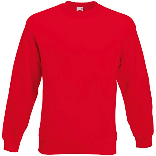 Fruit of the Loom Herren 62-202-0 Sweatshirt, rot, Large Fruit of the Loom Herren 62-202-0 Sweatshirt, rot, Large von Fruit of the Loom