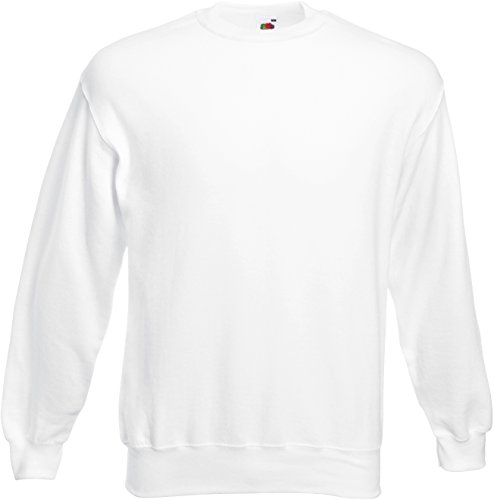 Fruit of the Loom Herren 62-202-0 Sweatshirt, weiß, XL Fruit of the Loom Herren 62-202-0 Sweatshirt, weiß, XL von Fruit of the Loom