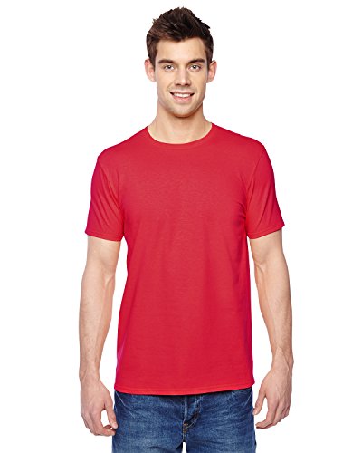 Fruit of the Loom Unisex Erwachsene T-Shirt Premium Tee Single, 61-044-0, Rot, XL von Fruit of the Loom