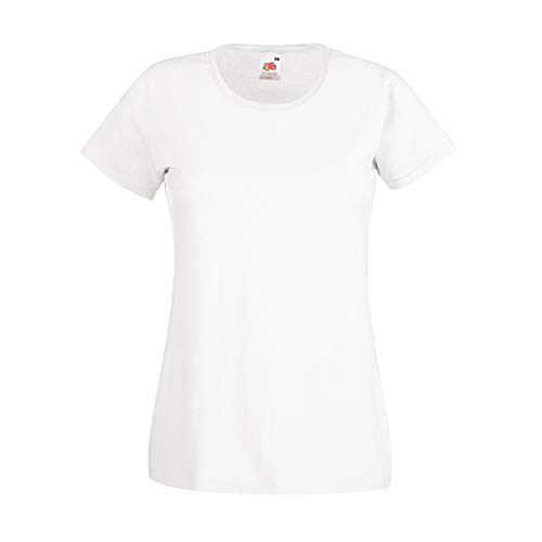 Fruit of the Loom T-Shirt Medium Bianco von Fruit of the Loom