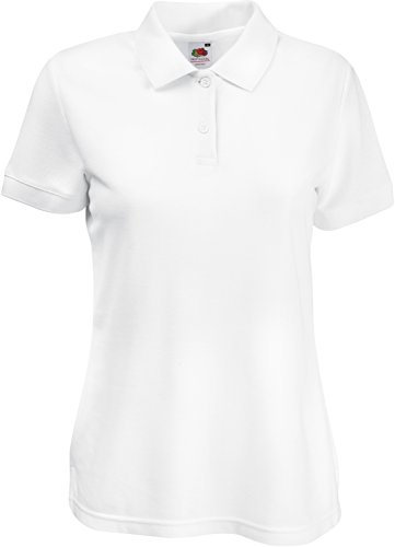 Polo-Shirt * Lady-Fit 65/35 Polo * Fruit of the Loom, Weiss, XS Polo-Shirt * Lady-Fit 65/35 Polo * Fruit of the Loom, Weiss, XS von Fruit of the Loom