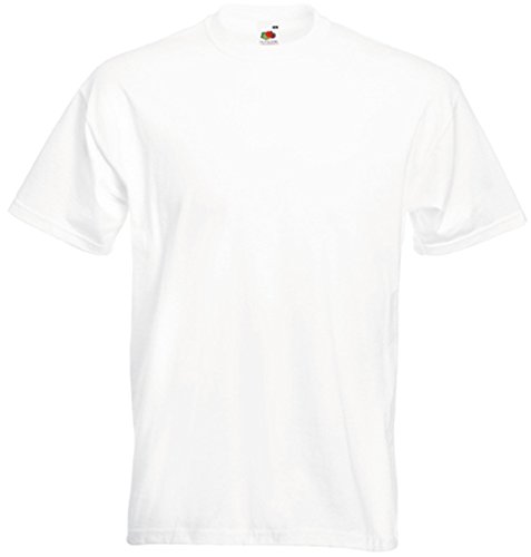 T-Shirt Super Premium von Fruit of the Loom Weiss 3XL T-Shirt Super Premium von Fruit of the Loom Weiss 3XL von Fruit of the Loom