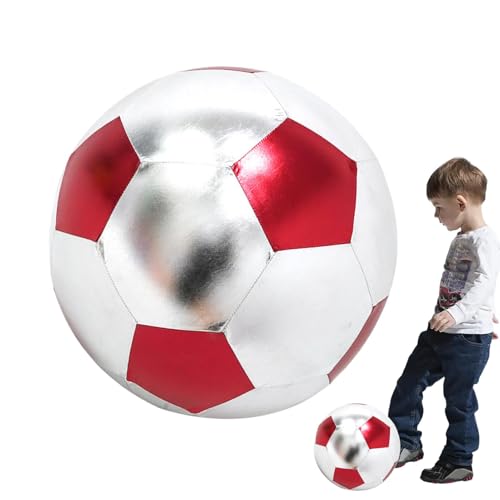 Inflatable Football, Inflatable Beach Balls Simulation Soccer Balls, Leakproof Soft Soccer Balls, Interactive Blow-Up Football for Indoor and Outdoor Use, Durable Inflatable Kick Balls, Lightweight von Fruusv