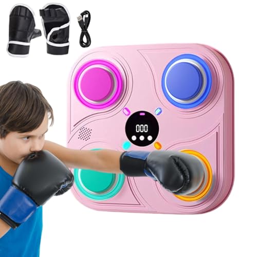 Smart Boxing Target, Wall-Mounted Punching Pad, Interactive Exercise Equipment, Reaction Training Target, Kids Boxing Accessory, Music Boxing Pad, Home Workout Equipment, Smart Target for Kids von Fruusv