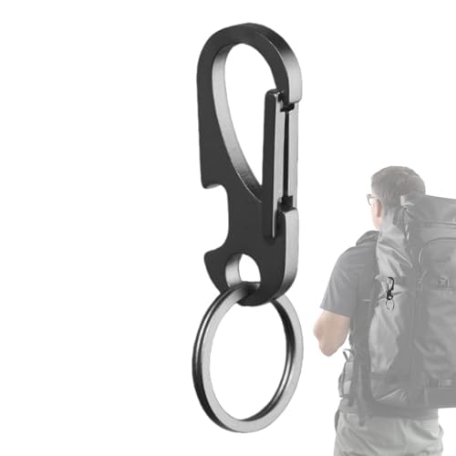 Titanium Keychain, Metal Gate Clip Key Chain, Heavy Duty Men’s Key Ring, Climbing Keychain Carabiner Clamp, Durable Everyday Carry Key Holder for Men, Adults, Grandfather, Perfect for Keys and Outdoor von Fruusv