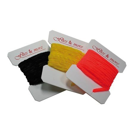 Chenille - Farbe Schwarz - Stärke 3 mm - Fliegenbindematerial - Flies and More Chenille - Farbe Schwarz - Stärke 3 mm - Fliegenbindematerial - Flies and More von FuM