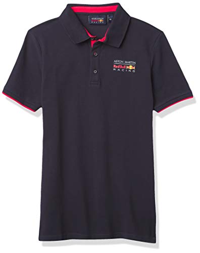 Fuel For Fans Herren Red Bull Racing F1 – Klassisches Poloshirt, Marineblau, X-Small von Fuel For Fans