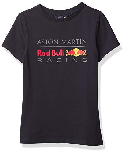 Fuel For Fans Damen Formel 1 Aston Martin Red Bull Racing Logo T-Shirt, Marineblau, XXS von Fuel For Fans