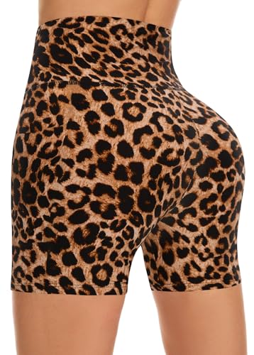 FuelMeFoot Damen Kurze Sporthose High Waist Yoga Sport Shorts Leggings für Sommer Leggins Radlerhose Fitness Hotpants Gym Bike A03-Leopard L/XL FuelMeFoot Damen Kurze Sporthose High Waist Yoga Sport Shorts Leggings für Sommer Leggins Radlerhose Fitness Hotpants Gym Bike A03-Leopard L/XL von FuelMeFoot