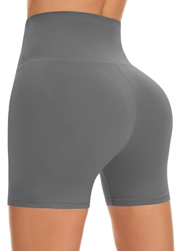 FuelMeFoot Damen Kurze Sporthose High Waist Yoga Sport Shorts Leggings für Sommer Leggins Radlerhose Fitness Hotpants Gym Bike A07-Dunkeigrau XXL FuelMeFoot Damen Kurze Sporthose High Waist Yoga Sport Shorts Leggings für Sommer Leggins Radlerhose Fitness Hotpants Gym Bike A07-Dunkeigrau XXL von FuelMeFoot