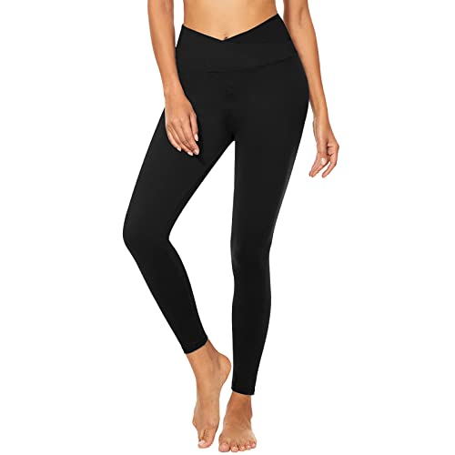 FuelMeFoot Leggings Damen High Waist Blickdicht Leggins mit Bauchkontrolle Slim Fit Angenehm Weiche Elastische Sportleggings. 1 Pack-01-schwarz mit Kreuz XXL FuelMeFoot Leggings Damen High Waist Blickdicht Leggins mit Bauchkontrolle Slim Fit Angenehm Weiche Elastische Sportleggings. 1 Pack-01-schwarz mit Kreuz XXL von FuelMeFoot
