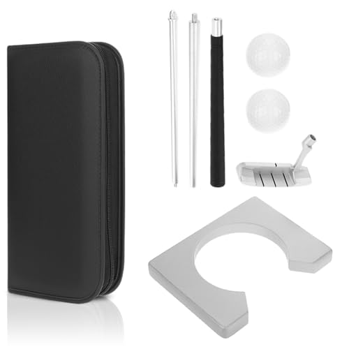 Golf Putter Set, Minigolf Schläger Mit Aluminiumlegierung Putter, Bällen Und PVC Tasche Tragbar Golfschläger Für Golfbegeisterte Drinnen übungsschläger Golf Putter Set, Minigolf Schläger Mit Aluminiumlegierung Putter, Bällen Und PVC Tasche Tragbar Golfschläger Für Golfbegeisterte Drinnen übungsschläger von Fuerdich