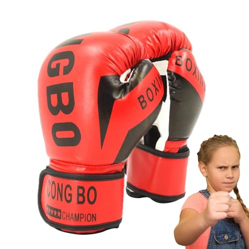 Fukamou Boxhandschuhe Für Kinder,Boxhandschuhe Für Kinder | Schlagtrainingshandschuhe Für Kinder - Kinderfreundliche- Boxschutzhandschuhe Für Boxen, Kickboxen, Muay Thai von Fukamou