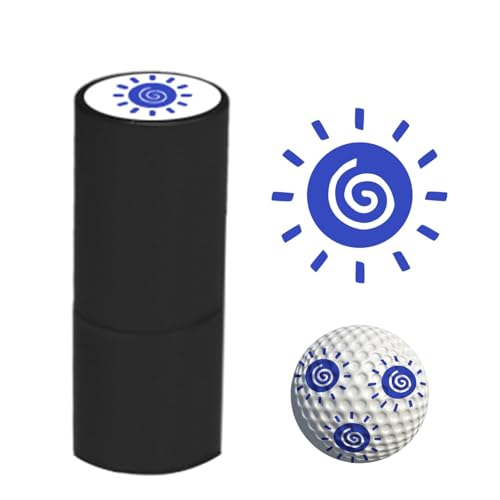 Fukamou Golfball-Stempel,Golfball-Stempel - Selbstfärbender Stempel - Wasserdichtes Golfball-Markierungswerkzeug, Golfer-Geschenk, Golf-Zubehör für Vater, Ehemann, Freund von Fukamou