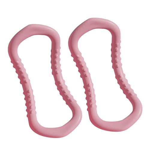 Fukamou Pilates-Ring, Yoga-Ring - 2-teiliges Set Übungsring für Beine und Yoga-Ringklemme | Übungsring für Bein-Yoga-Ringklemme, multifunktional, ergonomisch von Fukamou