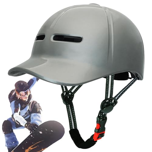 Fukamou Sicherheitshut - Verstellbarer Schutzhelm Für Radrennen | Zubehör Für Atmungsaktive -Kopfbedeckungen Für Rollschuhlaufen, Baseball Und Outdoor-Sportarten von Fukamou
